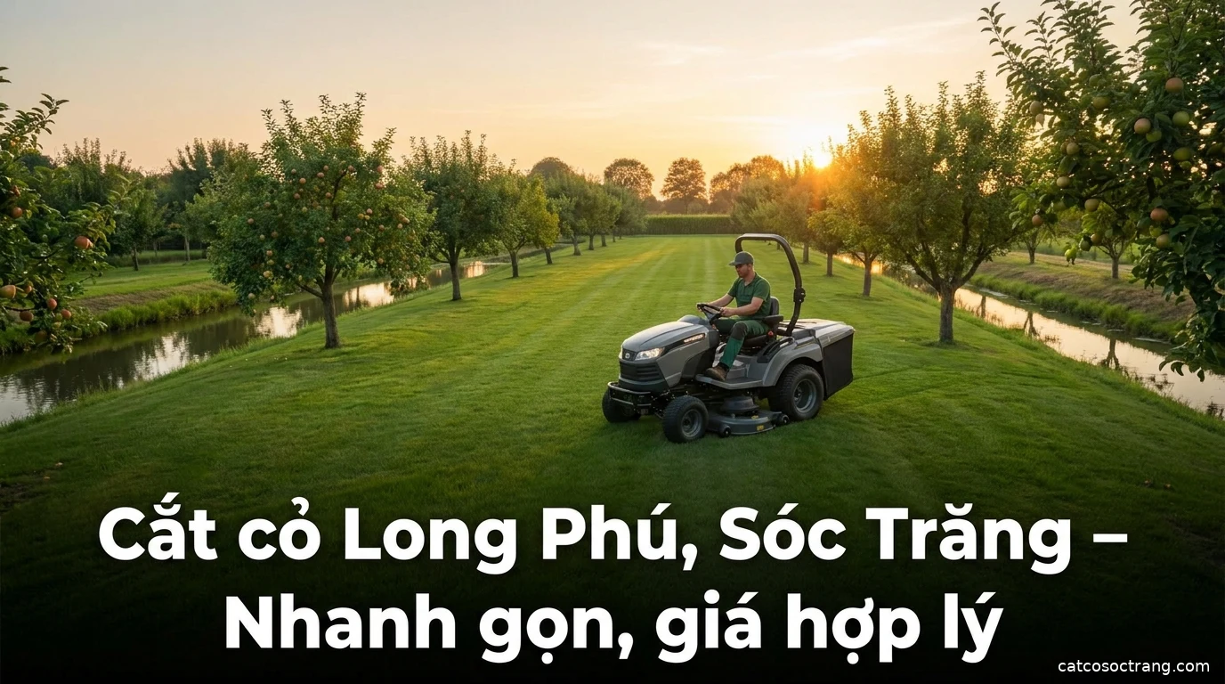 Cắt cỏ Long Phú, Sóc Trăng – Nhanh gọn, giá hợp lý