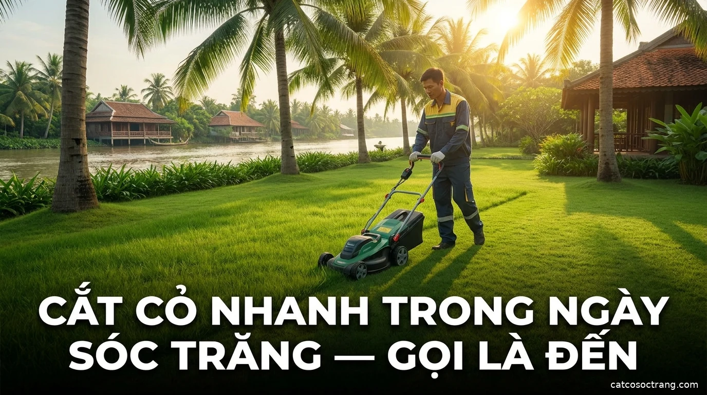 Cắt Cỏ Nhanh Trong Ngày Sóc Trăng — Gọi Là Đến