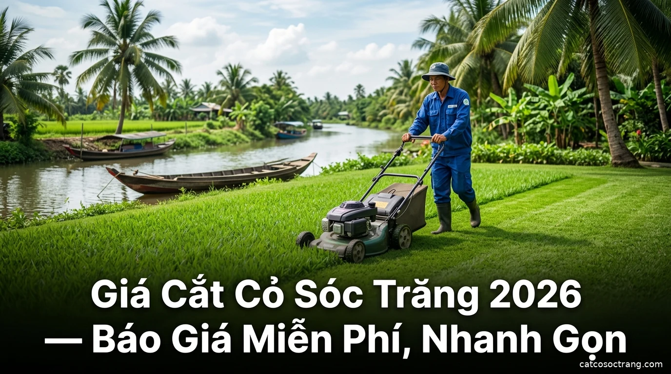Giá Cắt Cỏ Sóc Trăng 2026 — Cập Nhật Mới Nhất
