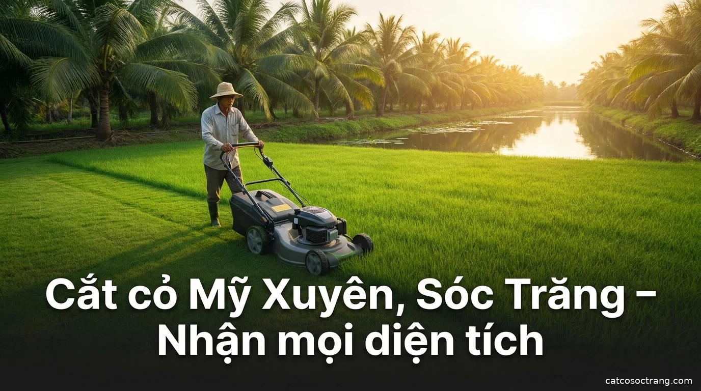 Cắt cỏ Mỹ Xuyên, Sóc Trăng – Nhận mọi diện tích