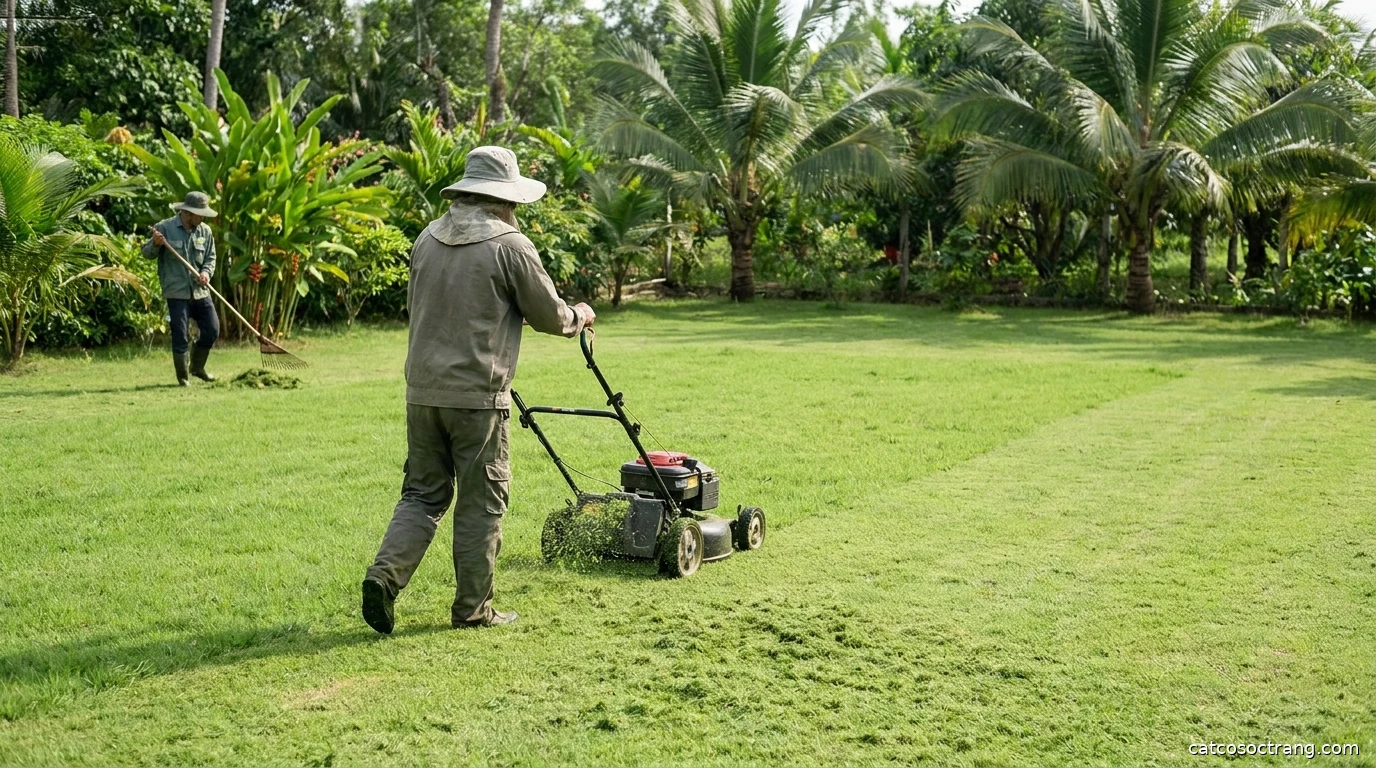Hình ảnh minh họa: Bảng Giá Tham Khảo Cắt Cỏ Sóc Trăng 2026