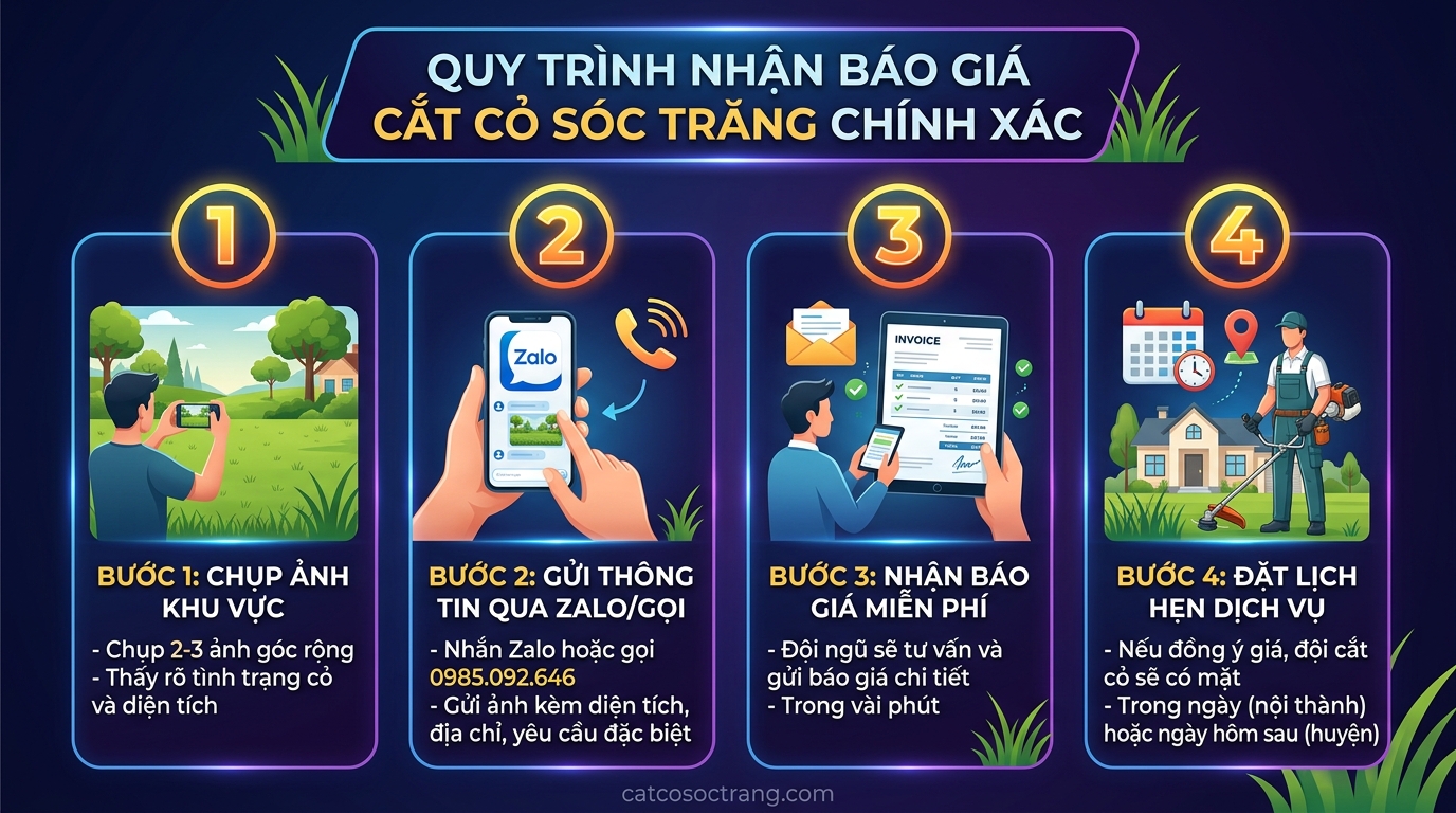 Infographic: giá cắt cỏ sóc trăng